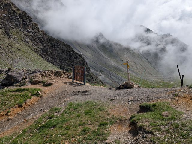 Col de Gouiran (2611 moh).
